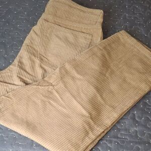 SO Women's Tan High Rise Straight Corduroy Pants size 15